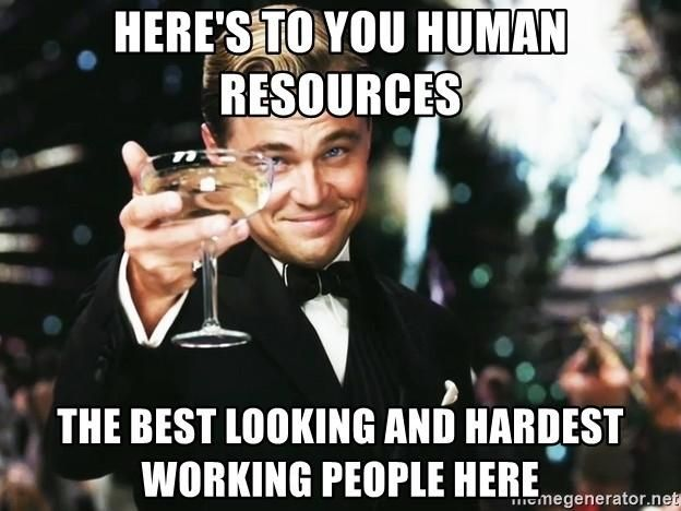 HR-Meme: Anfeuern des HR-Teams