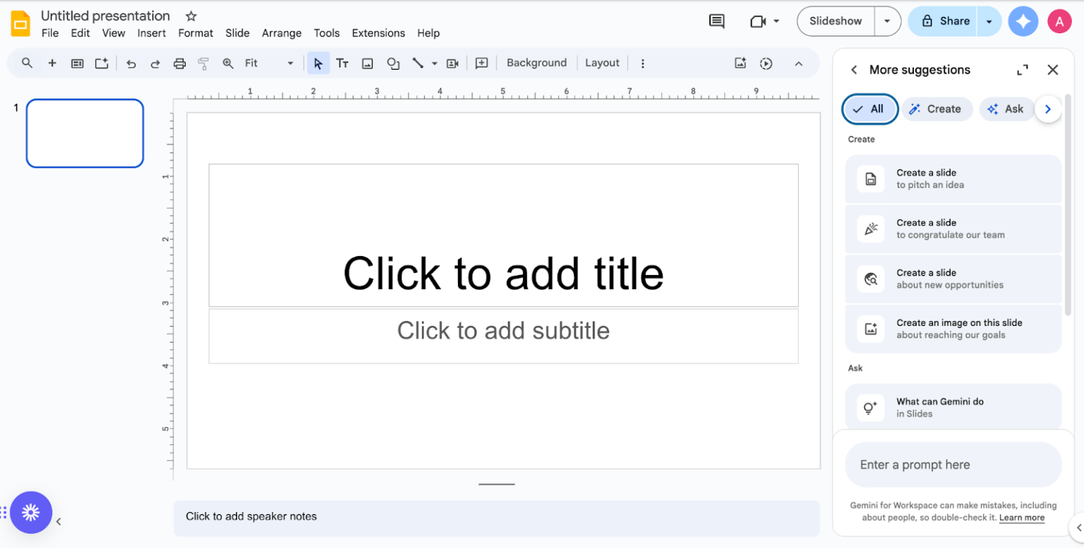 COLLABORER AVEC GEMINI DANS GOOGLE SLIDES visual data 8
