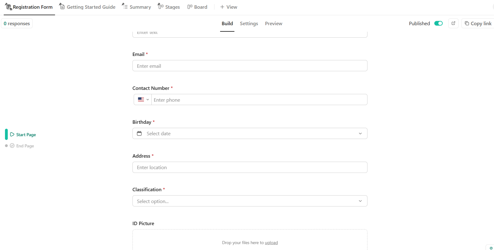 ClickUp Maintenance Request Form Template