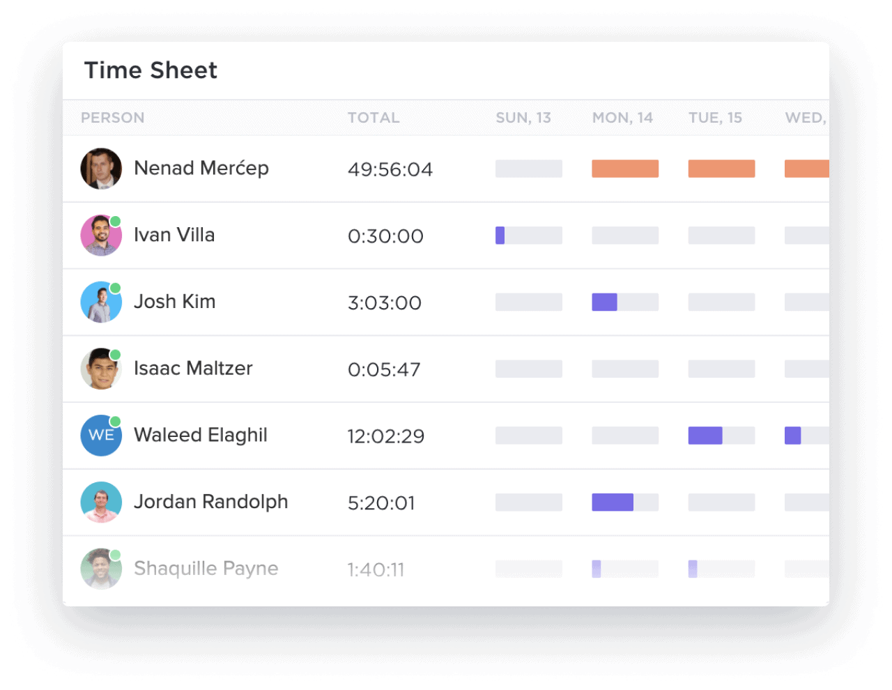 ClickUp Time Tracking: aesthetic pomodoro timers