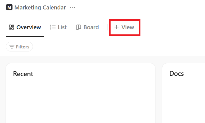 Visualizações personalizadas no ClickUp