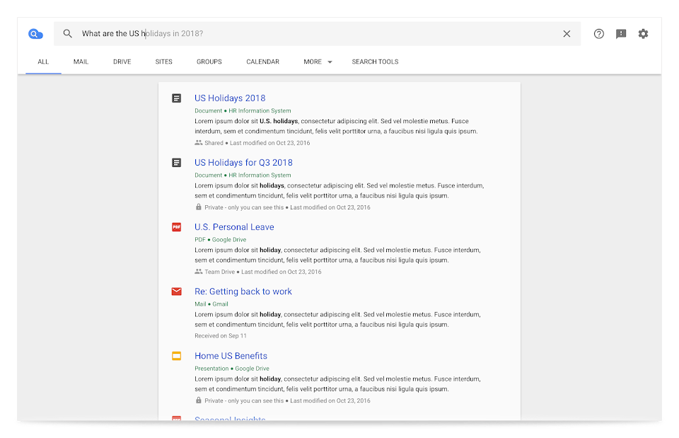 Google Cloud Search Dashboard: Coveo competitors