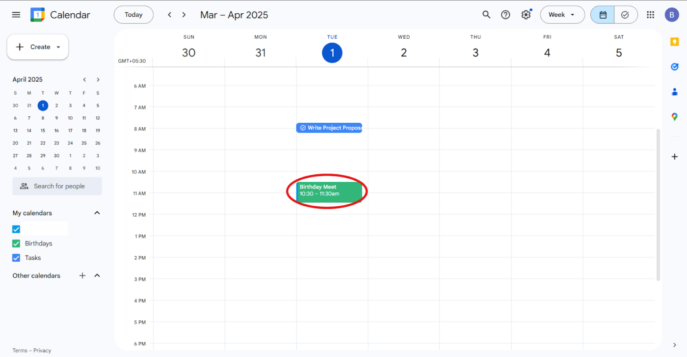Identifique el evento que desea modificar: Cómo codificar por colores Google Calendar