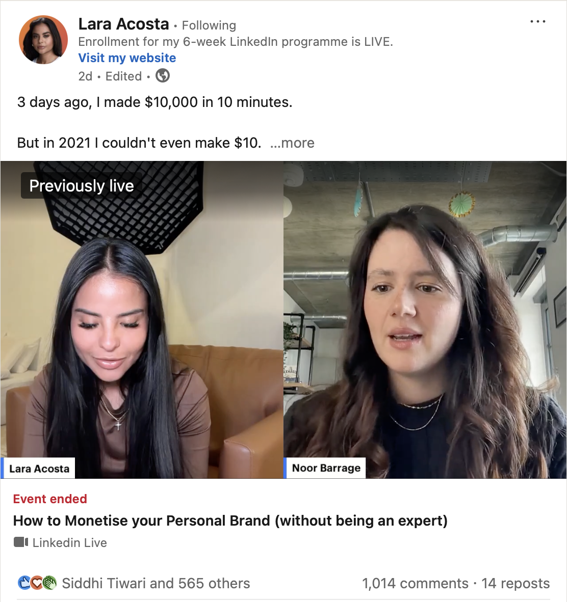 Lara Acosta trên LinkedIn: Các phương pháp tương tác với khán giả vlog