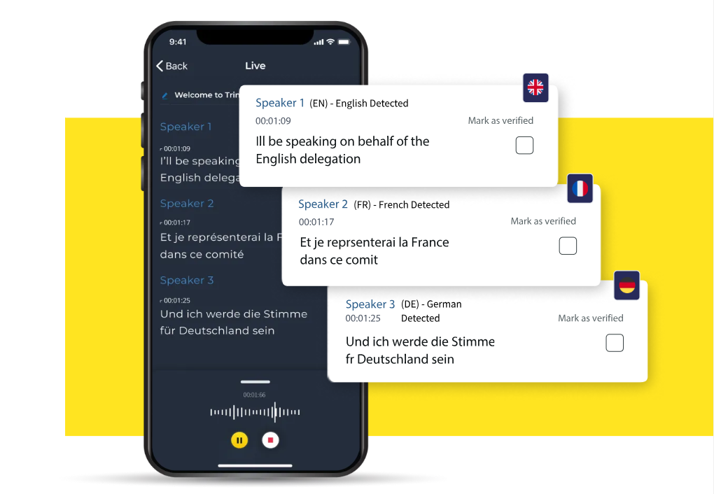 Trint: Best for story-building from transcriptions