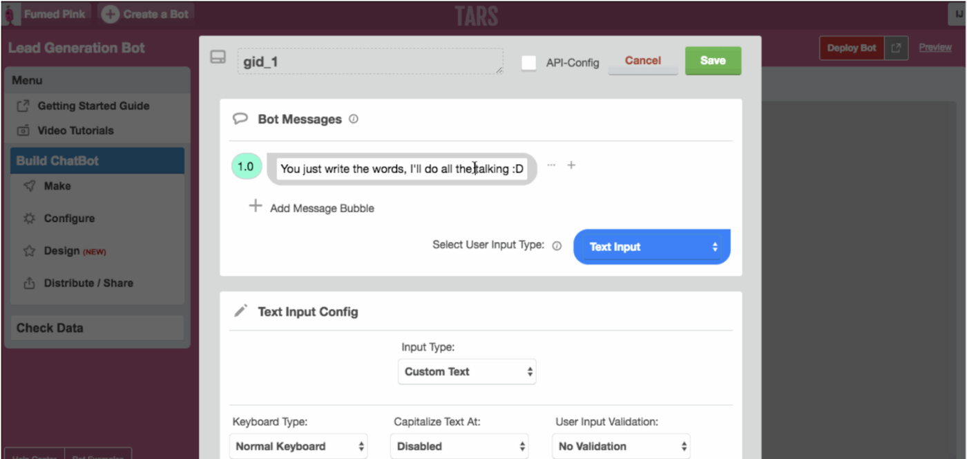 Chatbase Alternatives: Tars: Best for AI-powered customer experience automation