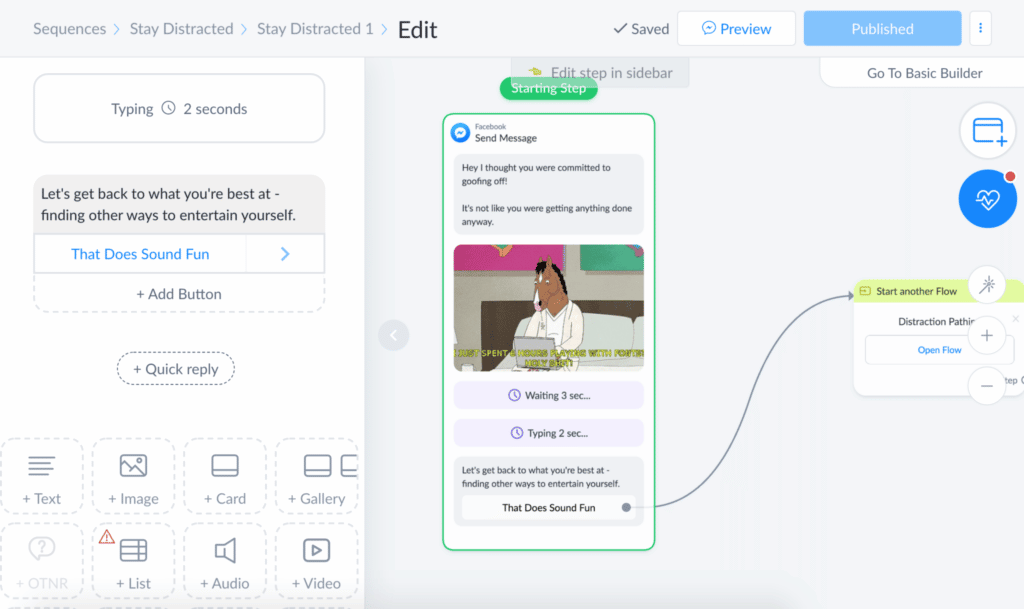 Chatbase Alternatives: Manychat: Best for Social Media Chat Automation Across Instagram, WhatsApp, and Messenger