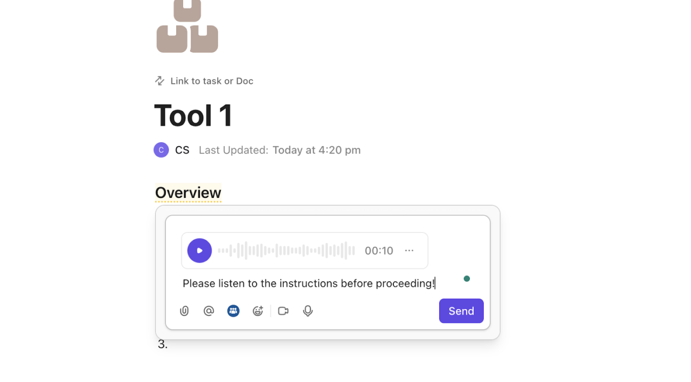 ClickUp Docs
