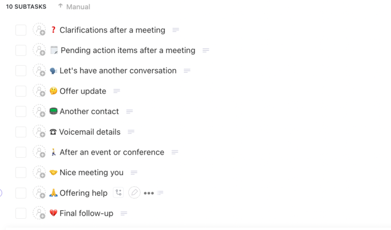 ClickUp Follow-Up Email Template