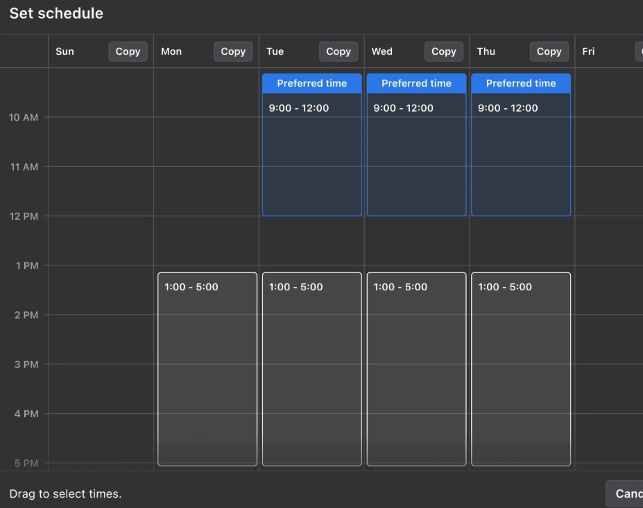 Motion: timeboxing-apps