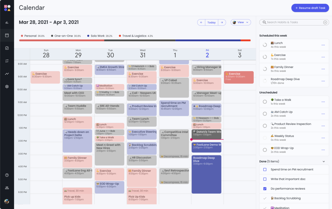 Reclaim: timeboxing-apps