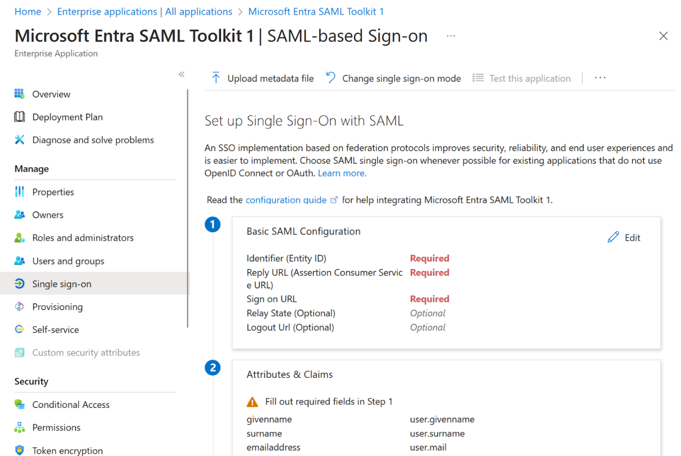 Azure Active Directory: sso tools