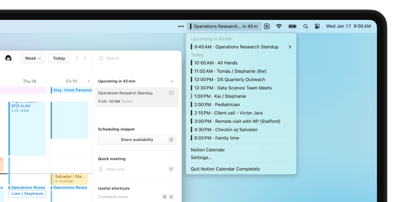 Notion:  sunsama alternative