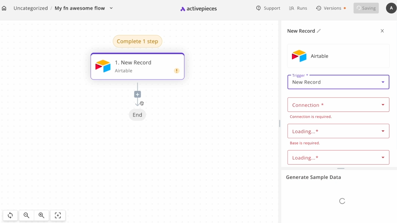 Activepieces Dashboard