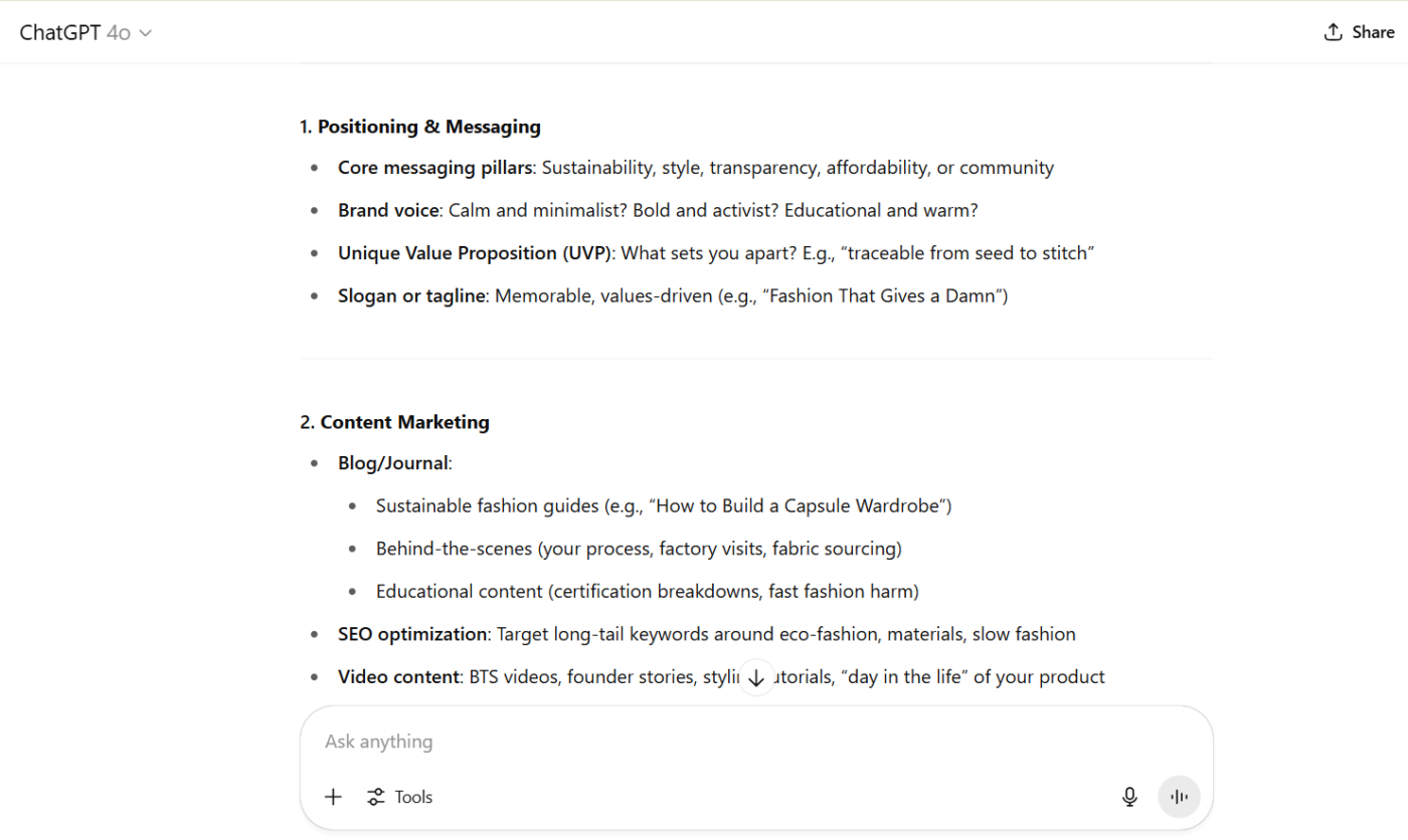 ChatGPT : ChatGPT mind map