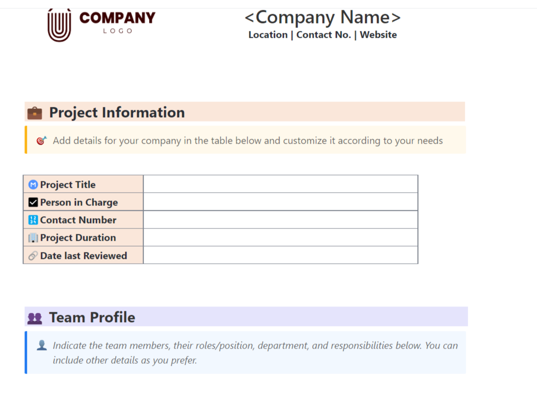 ClickUp Visual Roadmap Document Template