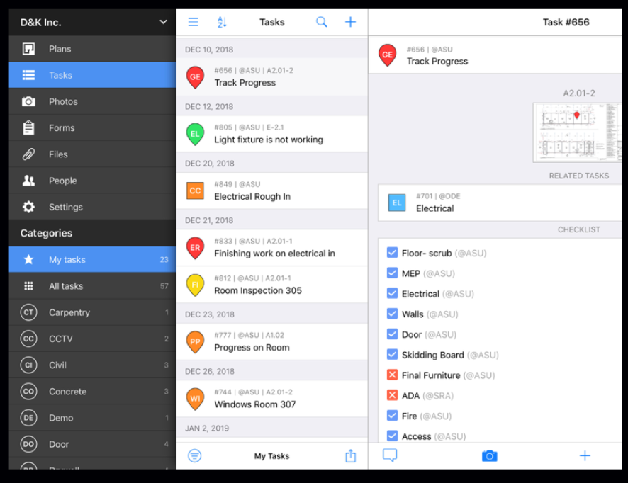 Fieldwire Dashboard: Cost Control Software in Construction
