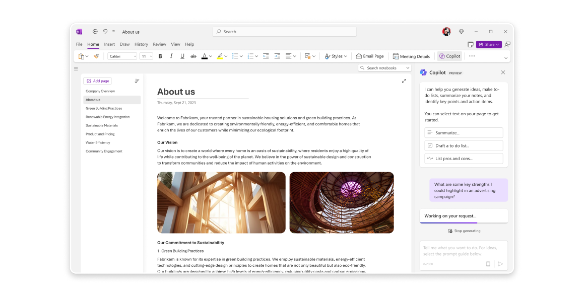 Microsoft OneNote (Best for multimedia note-taking across devices): Coda Alternatives