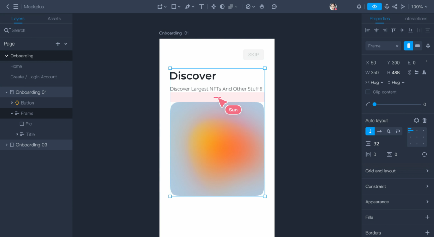 Mockplus (Best for rapid webapp prototyping with real-time collaboration): Figma AI Alternative