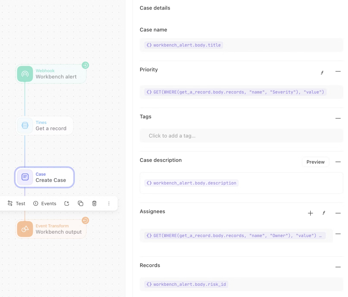 Tines Dashboard