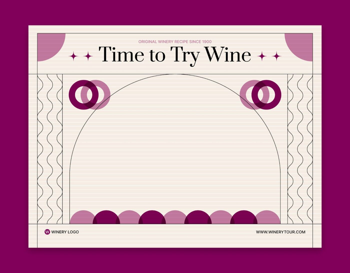 Modèle de notes de dégustation de vin