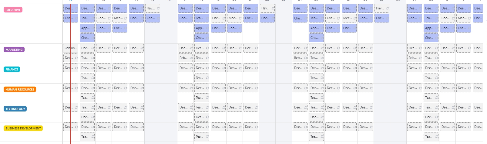 Time Blocking Template Excel: ClickUp Block Scheduling Template
