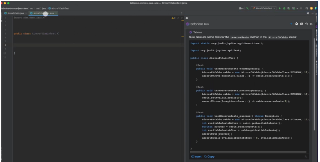 Alternatieven voor Loveable AI: Tabnine - Het beste voor geautomatiseerde personalisatie van code en webintegratie
