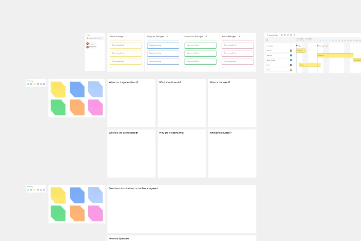 Event Planning Template By Miro
