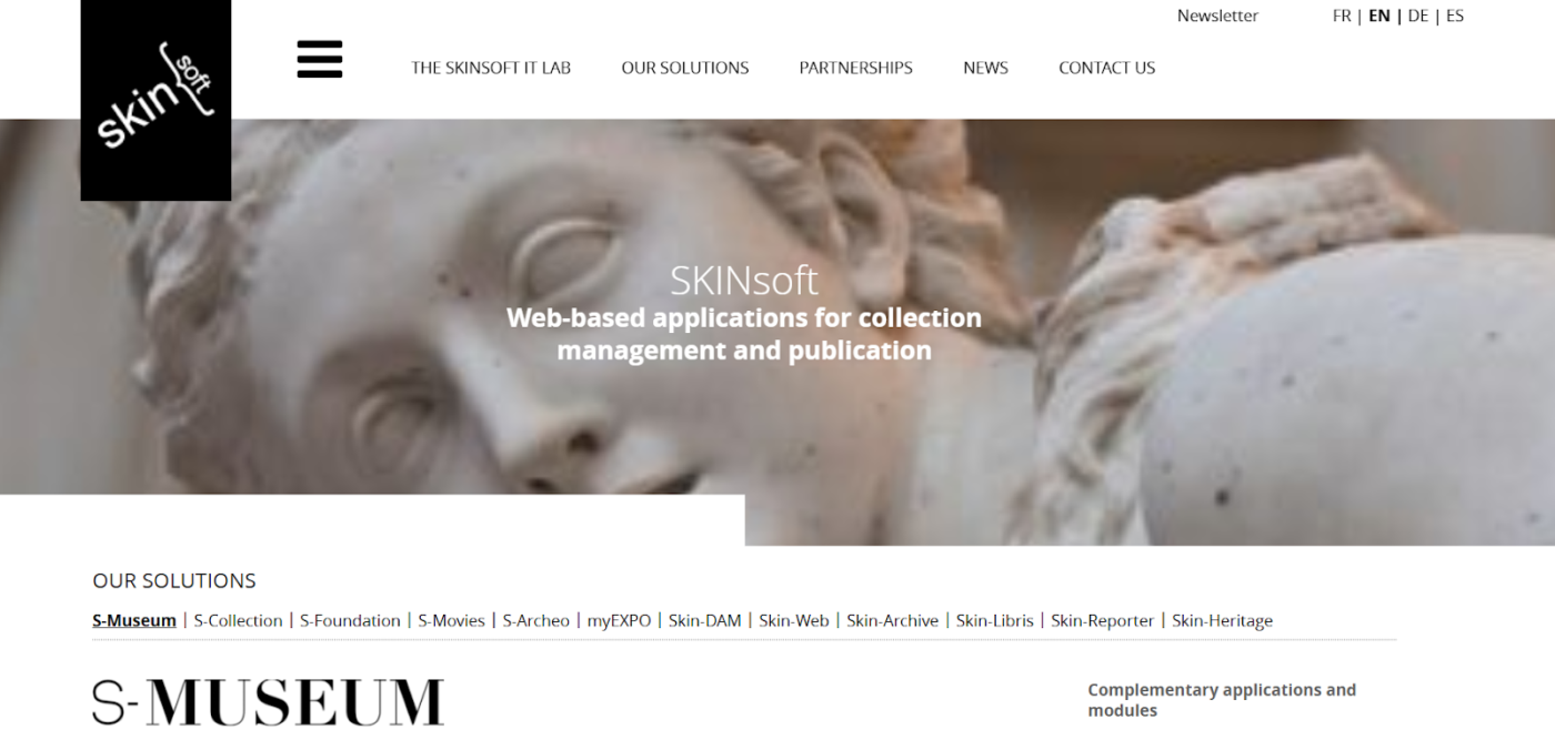 S-Museum: collection tracking software