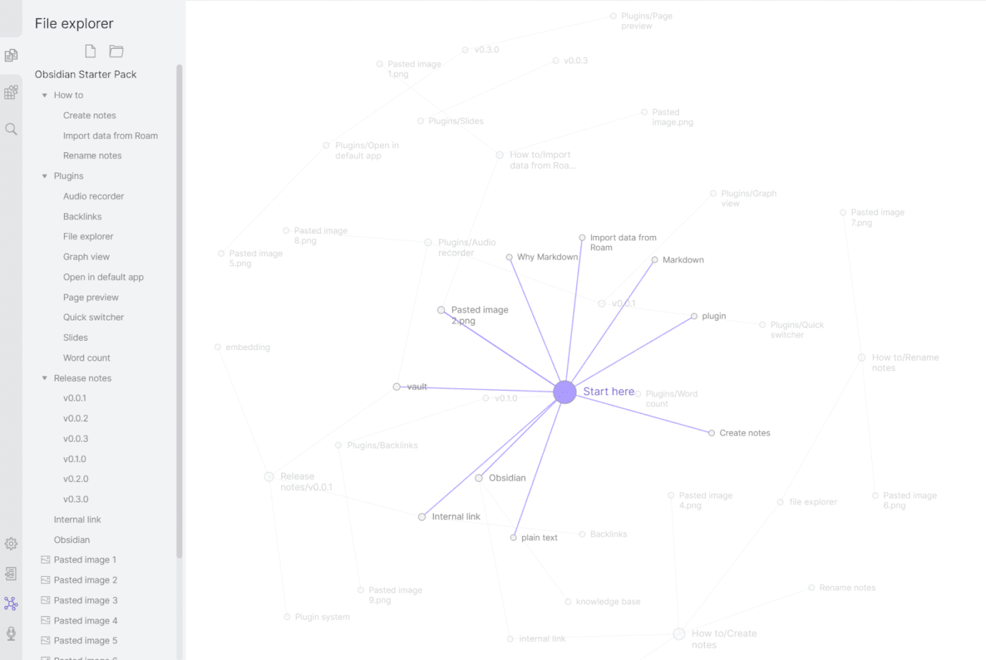Obsidian knowledge graph 
