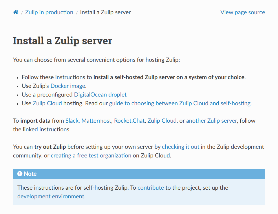 Chat self-hosted con codice open source: Zulip vs Slack