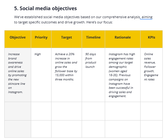 Social Media Management Proposal Template by SocialBee