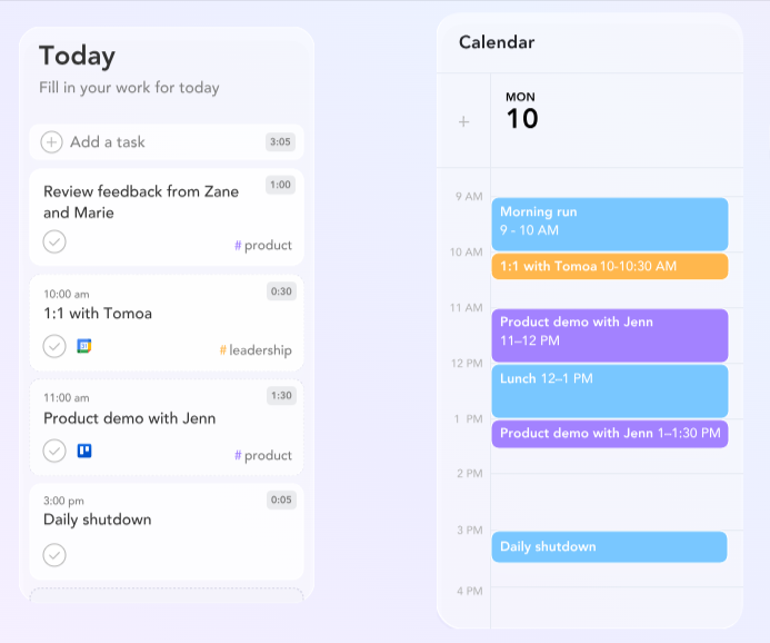 Tijdsregistratie en timeboxing - Sunsama versus Todoist