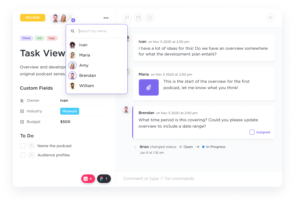 ClickUp Tasks