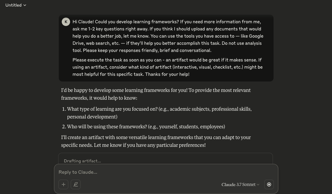 Continuous learning on Claude.ai