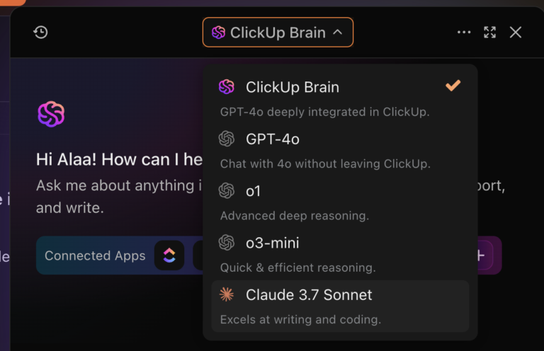 ClickUp Brain