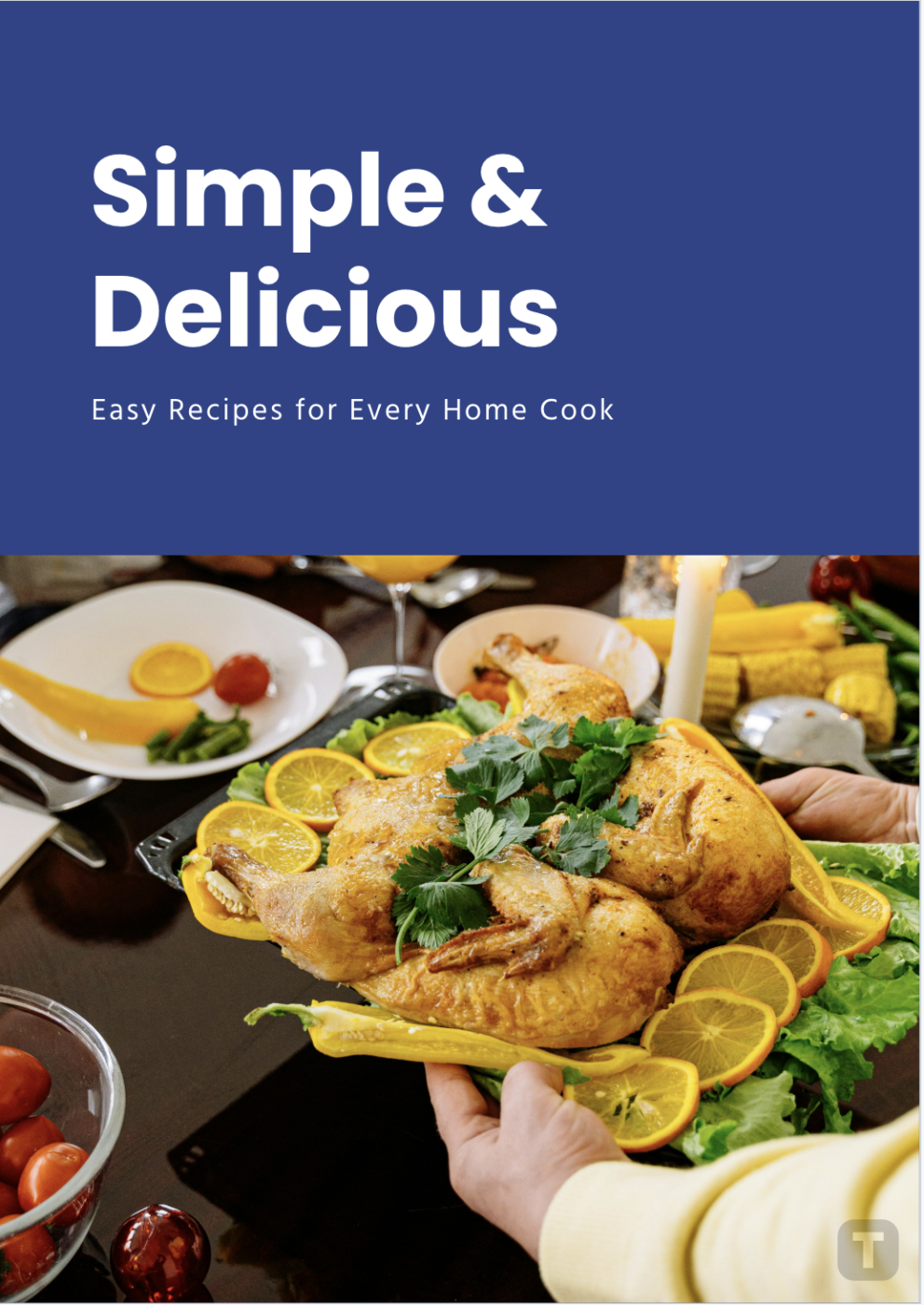 Simple Recipe Book Template