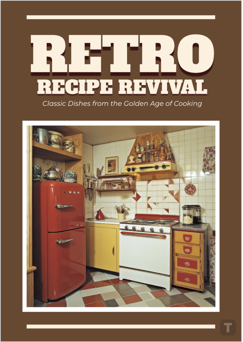 Retro Cookbook Template