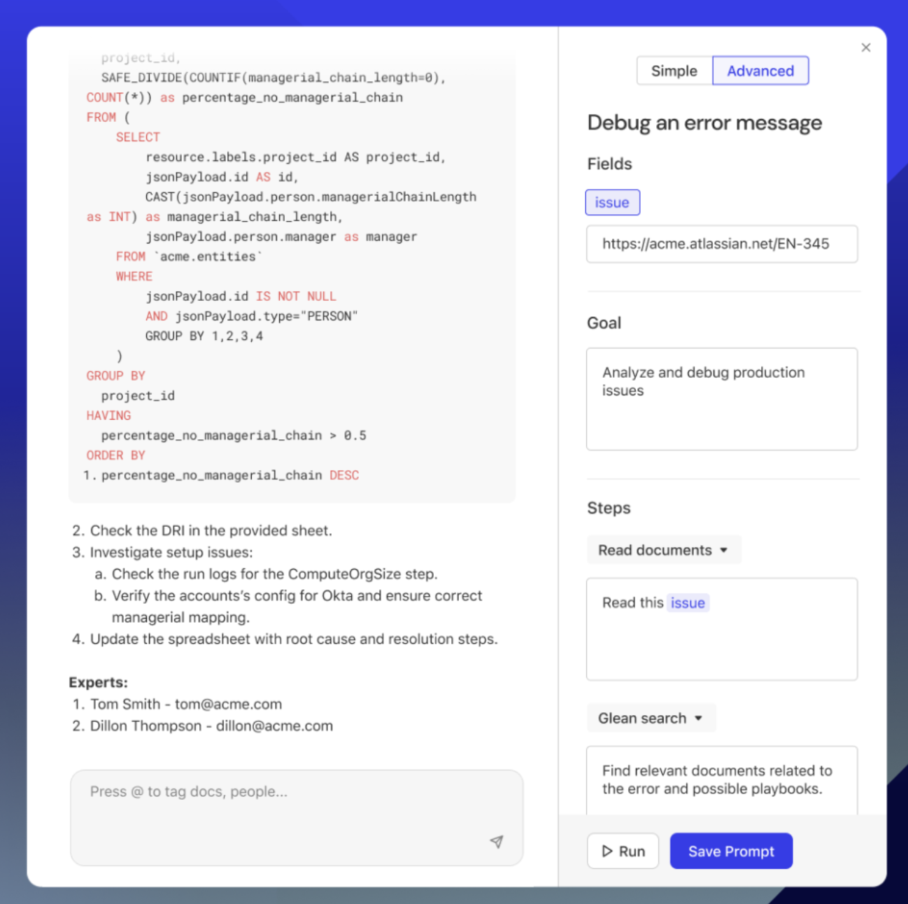 AI for every role with Glean - Glean vs. Elasticsearch