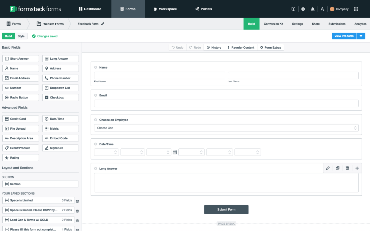 Formstack: surveysparrow alternatives