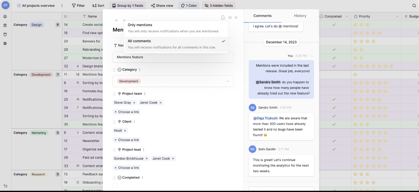 Database Builder on Baserow