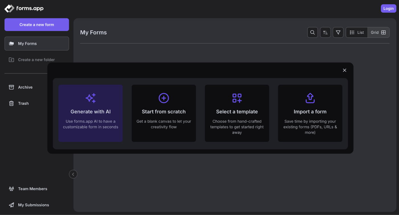 Forms.app: Survicate Alternatives