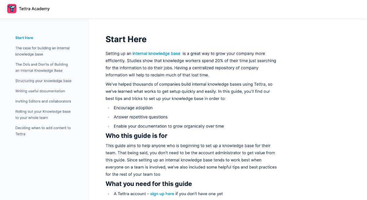Tettra: A knowledge base solution that enhances Slack-based business operations 