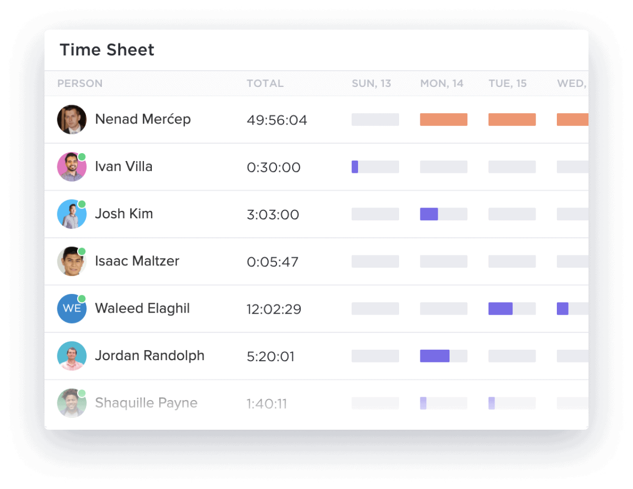 ClickUp’s Project Time Tracking