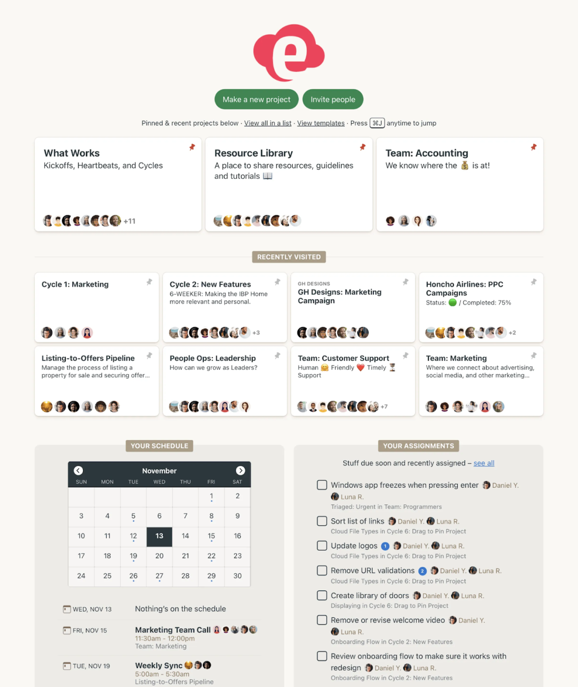 Basecamp: blitzit alternative