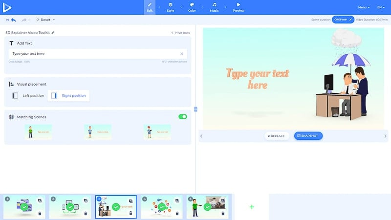 Renderforest: Software de animação em quadro branco