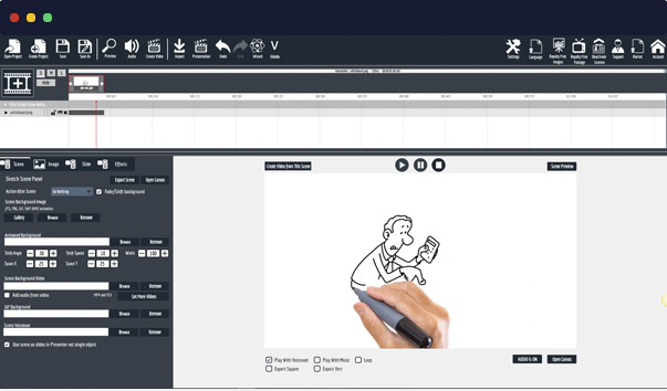 Explaindio: Software de animação em quadro branco