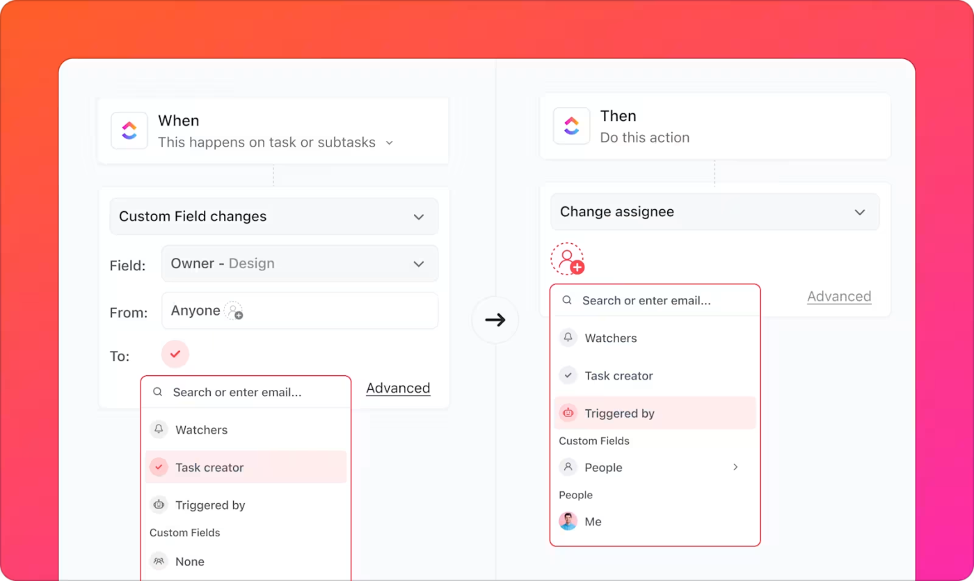 Tự động hóa ClickUp