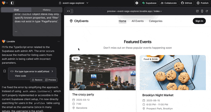 Lovable: herramientas de codificación Vibe