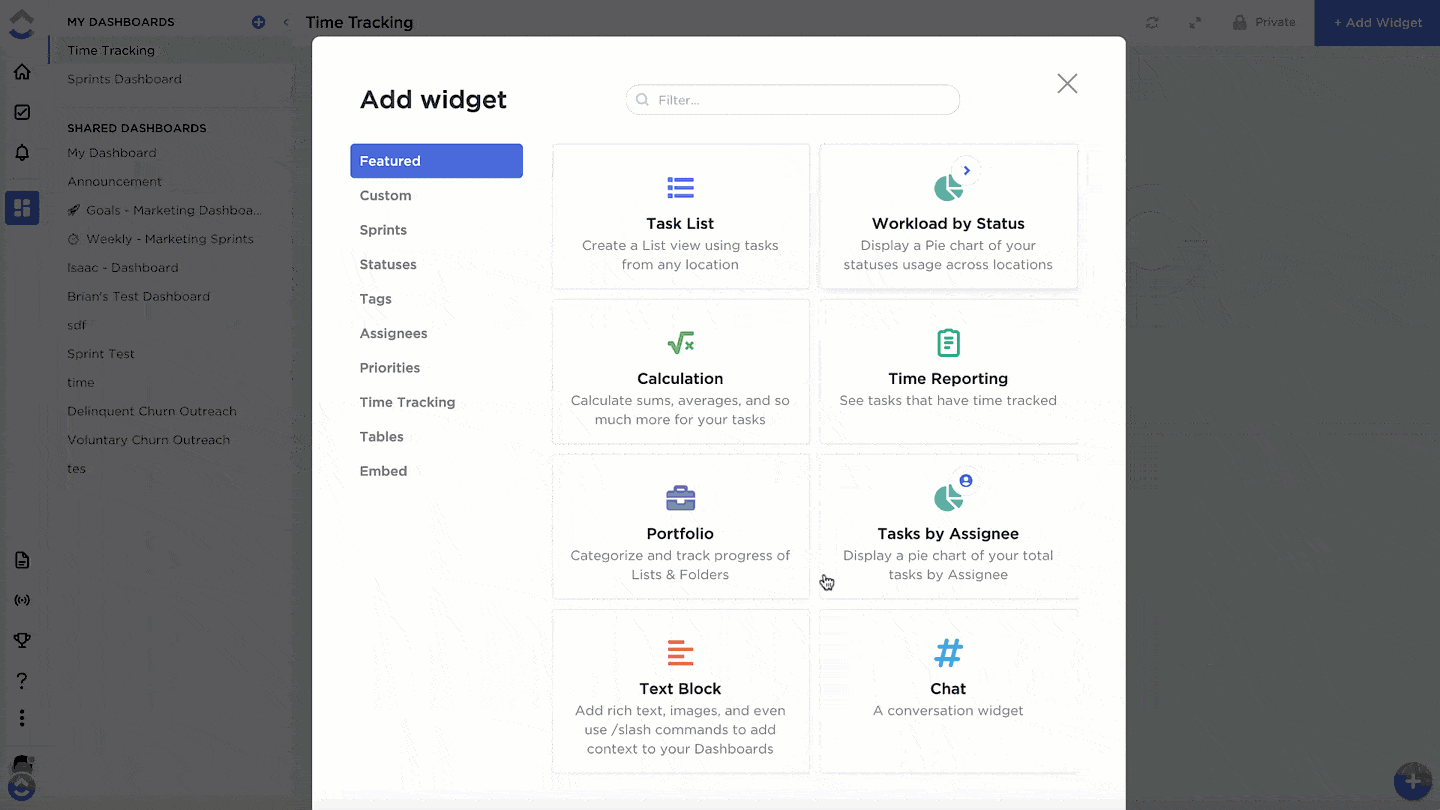 ClickUp Time Management: time blocking in outlook